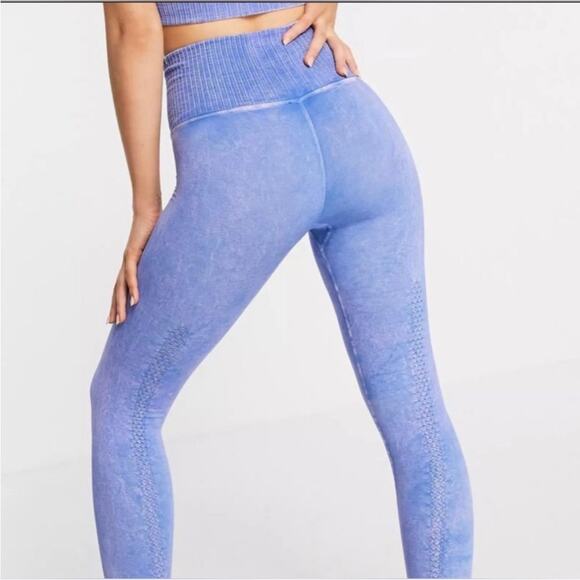 Free People Movement Vintage Blue Good Karma SPF 30 Leggings Size XXS - Picture 2 of 8